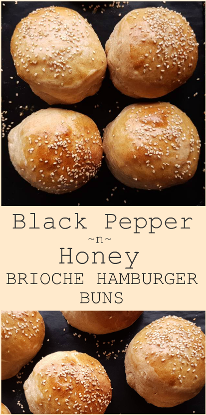 pepper honey hamburger buns